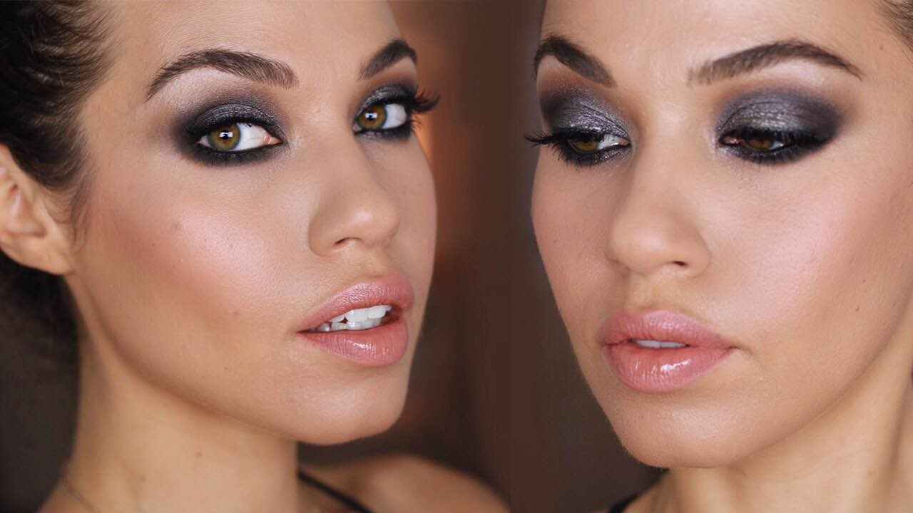 Rihanna Inspired Gunmetal Smokey Eye | Eman