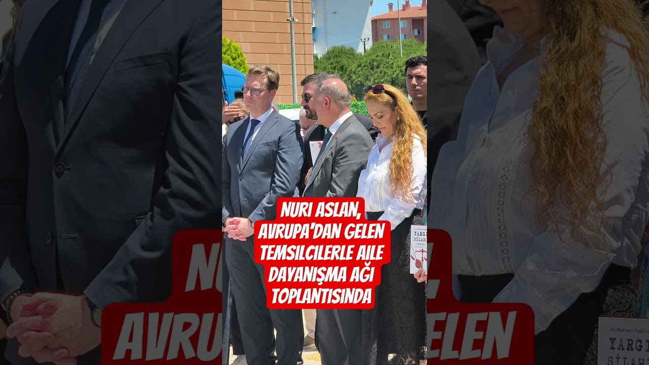 İBB Başkanvekili Nuri Aslan, Avrupa'dan gelen temsilcilerle Aile Dayanışma Ağı toplantısında