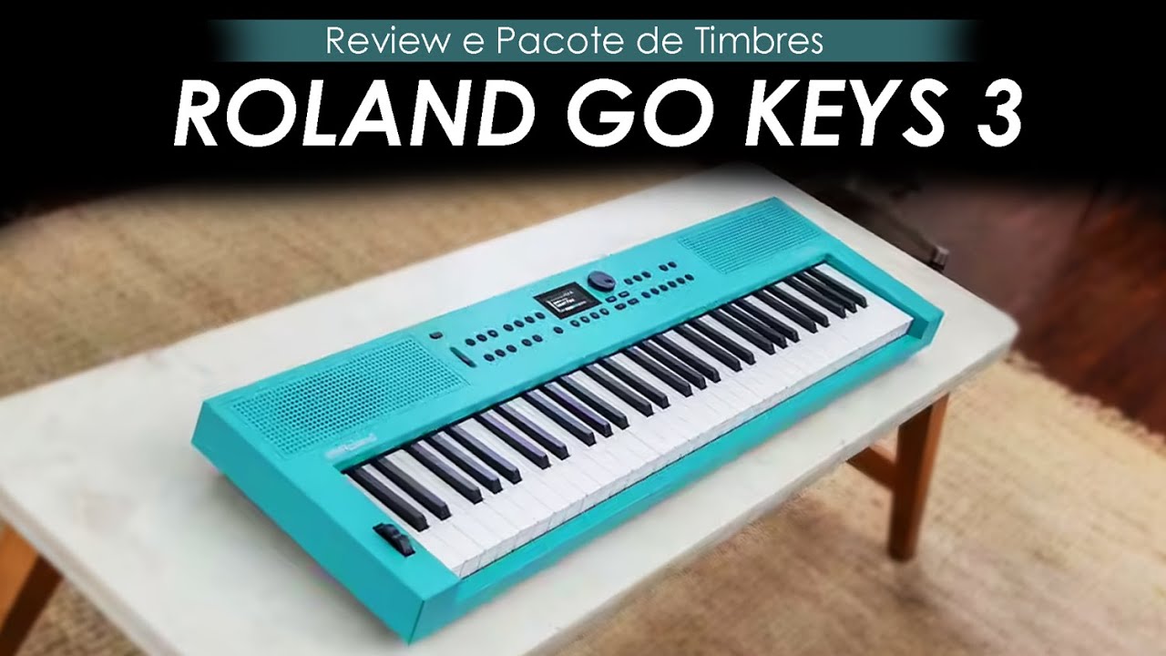 ROLAND GO KEYS 3, vale a pena? | Review e Pacote de Timbres
