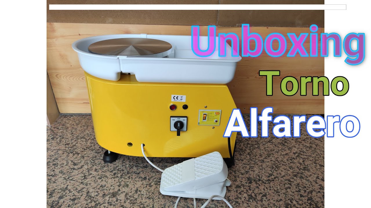 Unboxing torno alfarero