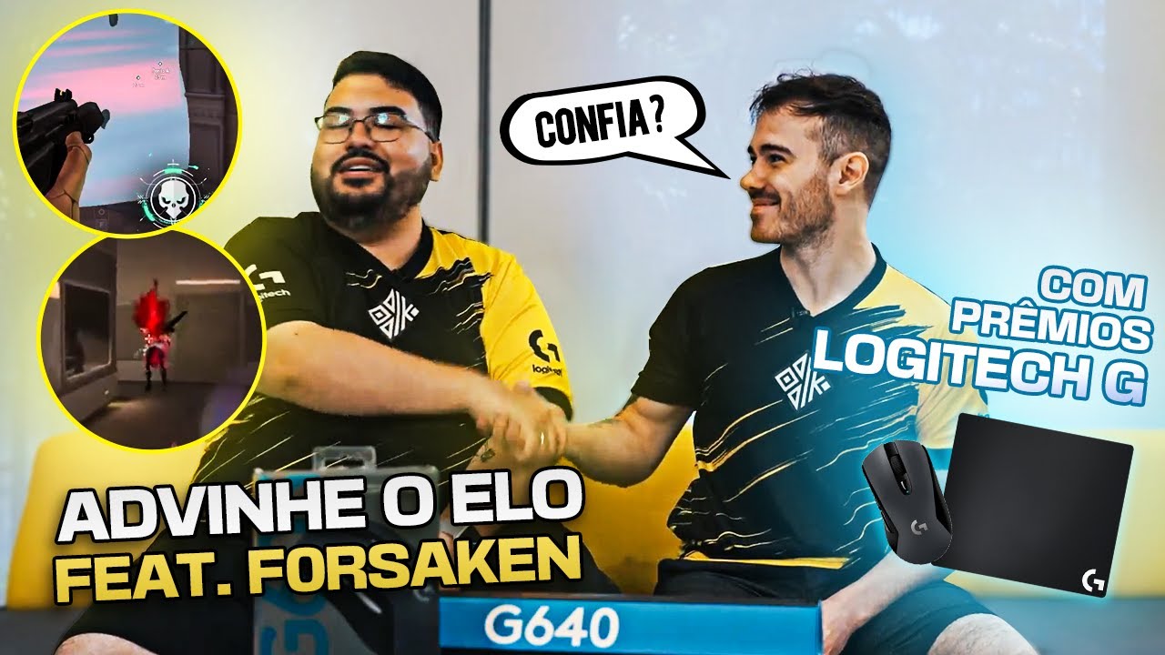 ADIVINHE O ELO com pr&ecirc;mios @LogitechG ft. F0rsa #10 | 