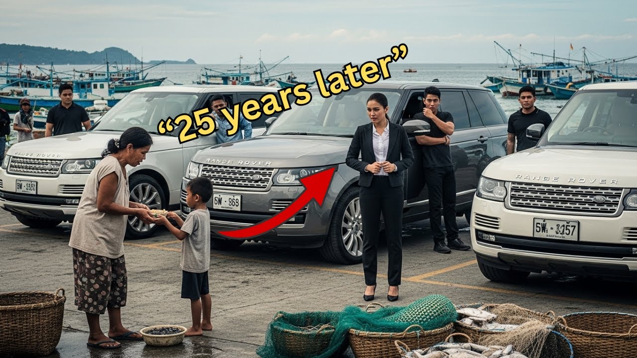 Mahirap na Babae, Araw-araw Nagpakain sa Pulubi—Isang Araw, Dumating ang 4 Luxury Cars