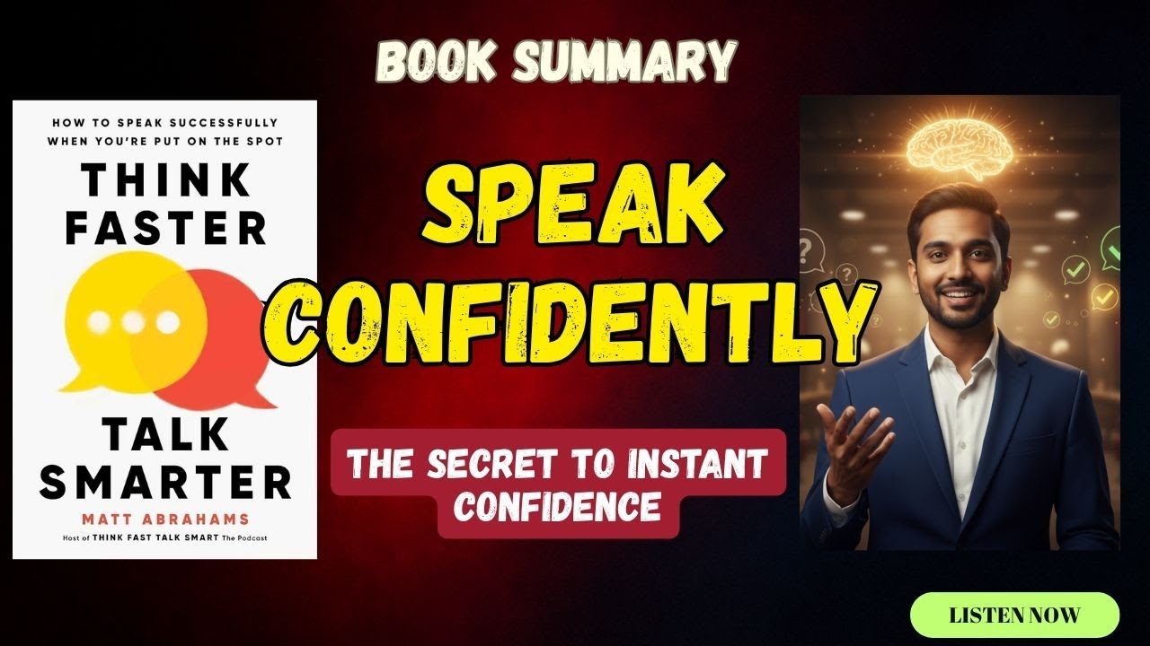 Stop Freezing in Conversations | Learn to Think Fast & Speak Clearly | Book Summary.