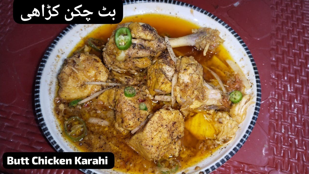 Butt Chicken Karahi Lakshmi Chok Lahore ASMR By Amrood Food Secrets