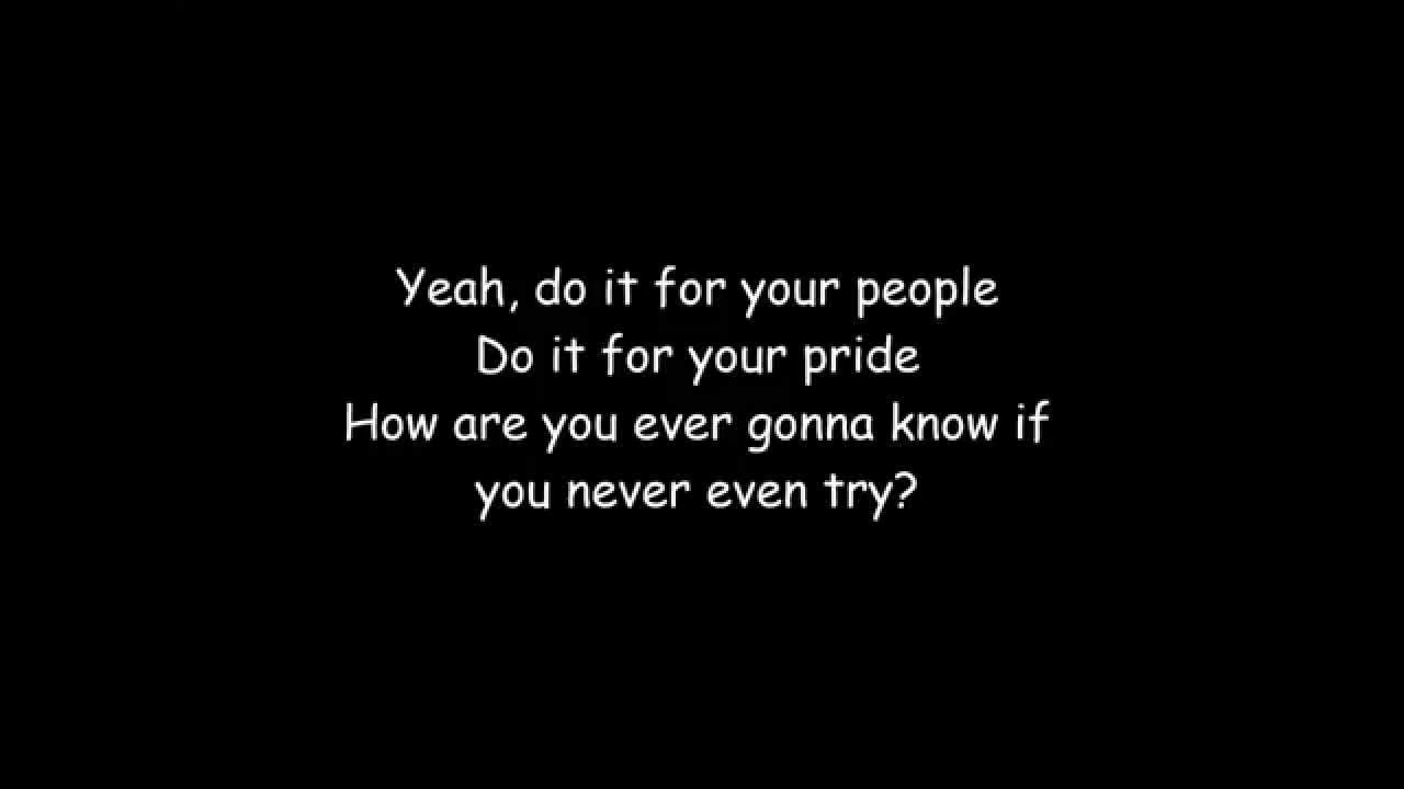 The Script - Hall of Fame ft will i am (lyrics)