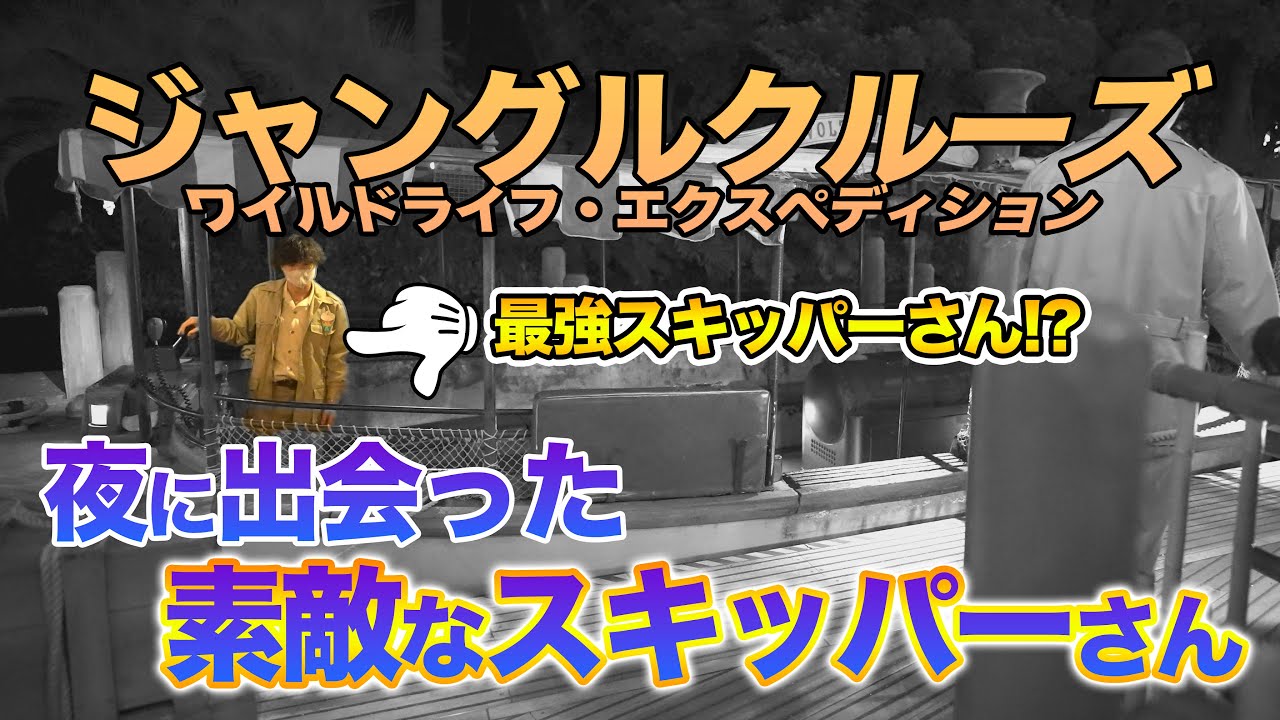 夜に出会った素敵なスキッパーさん / ジャングルクルーズ：ワイルドライフ・エクスペディション  /  東京ディズニーランド