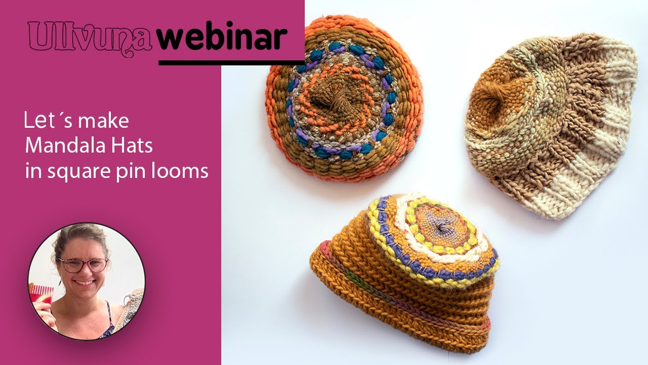 Make Mandala Hats with the Kayu pin loom