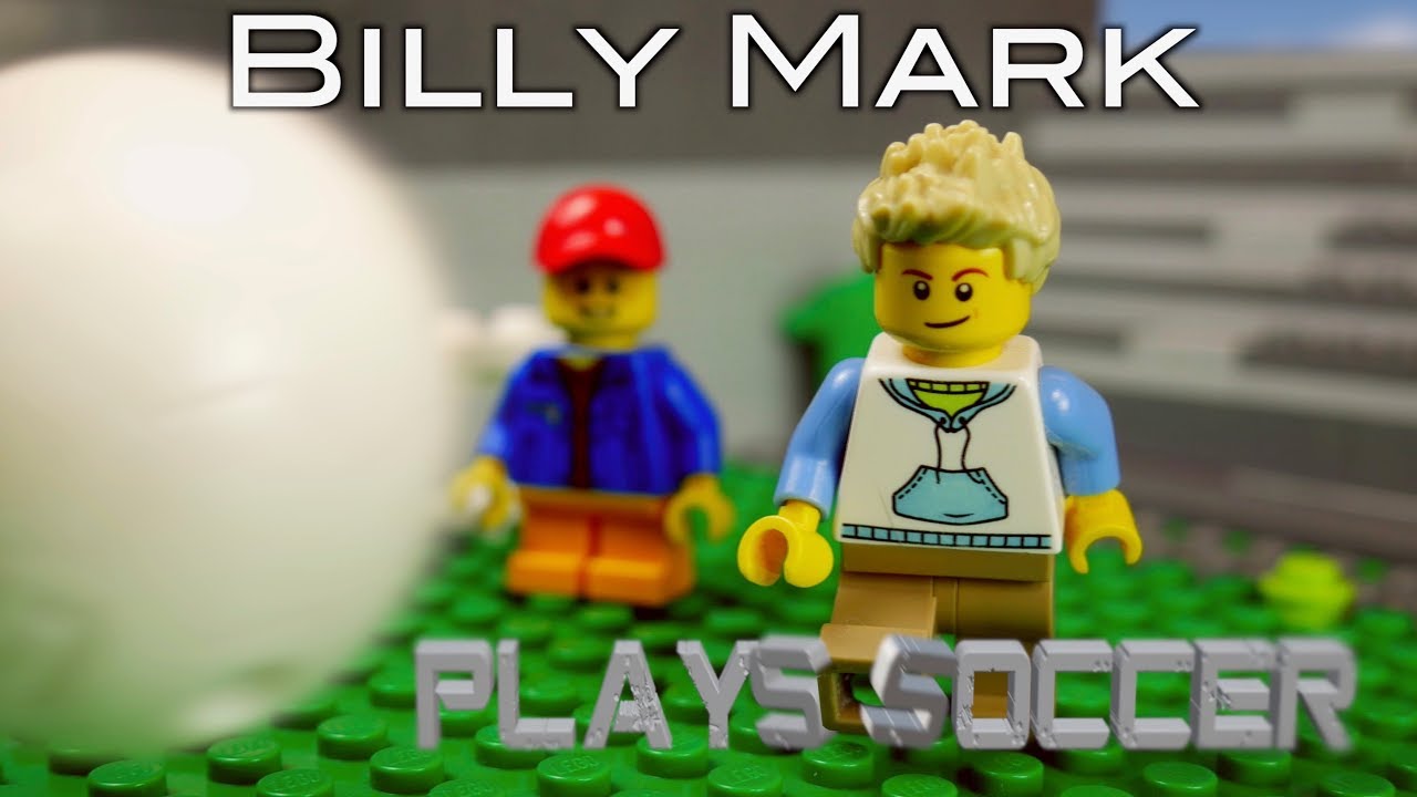 Billy Mark Plays Soccer | Lego Stop Motion