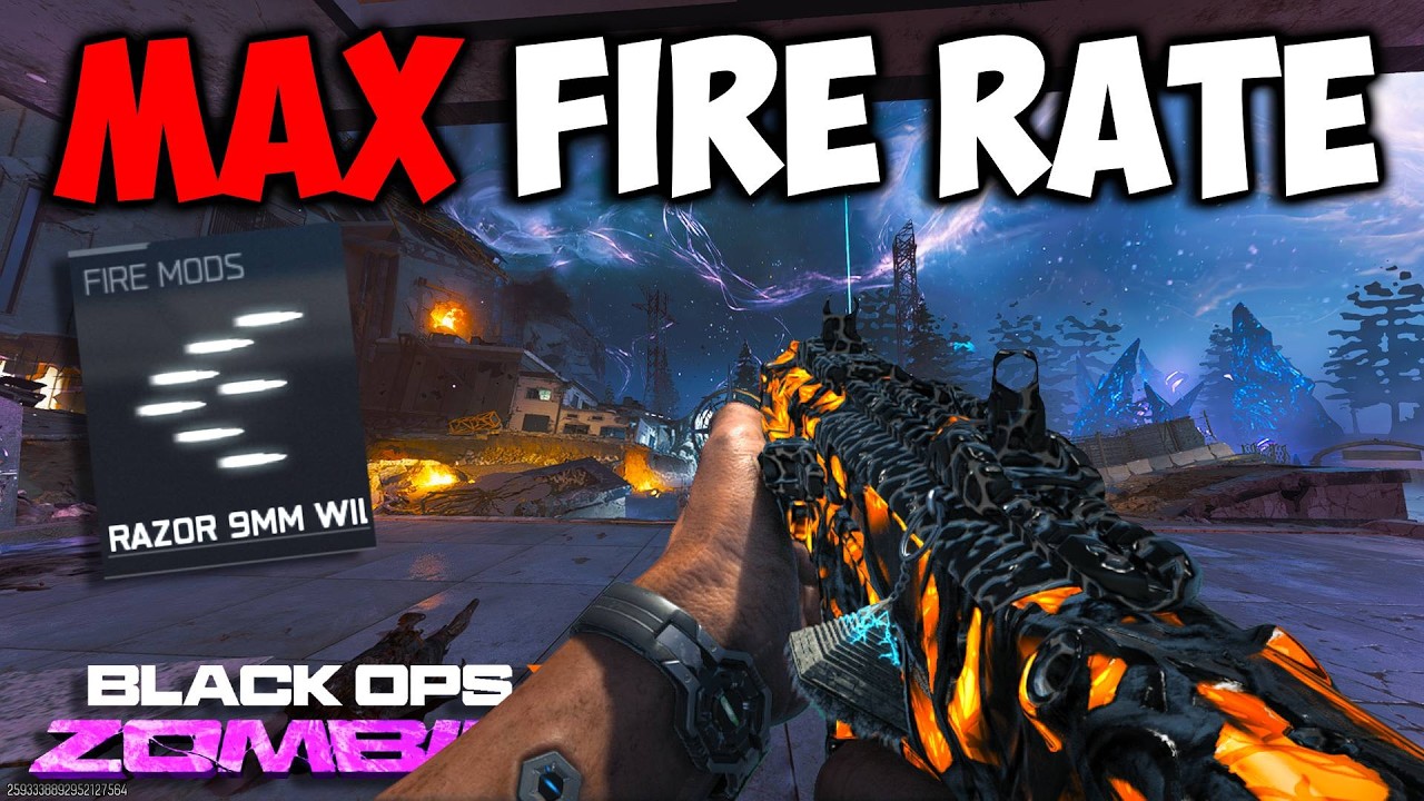 the *NEW* FIRE RATE ATTCHMENT is WILD... (BO7 Zombies)
