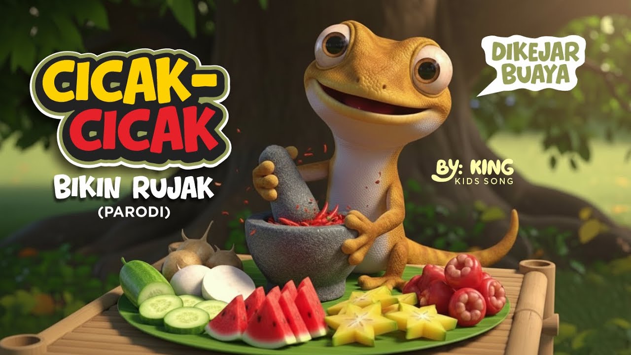 🎵 CICAK CICAK BIKIN RUJAK - Parodi Cicak-Cicak di Dinding | Lagu Lucu yang menghibur