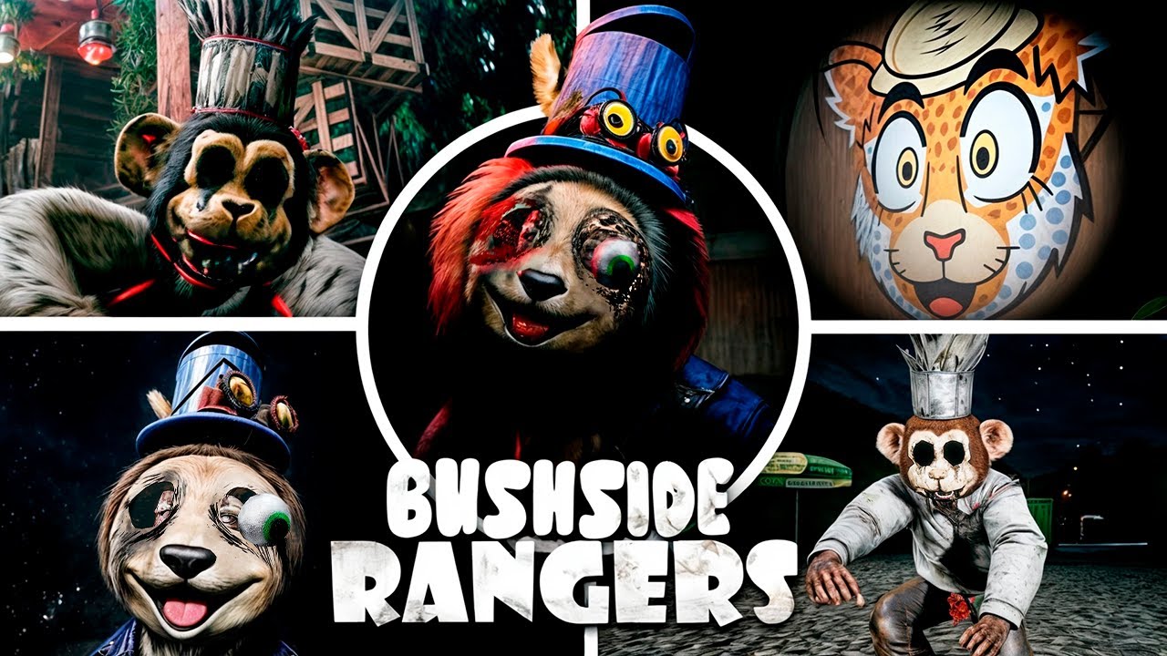 Bushside Rangers - All Jumpscares & All Bosses (Full Game Walkthrough)