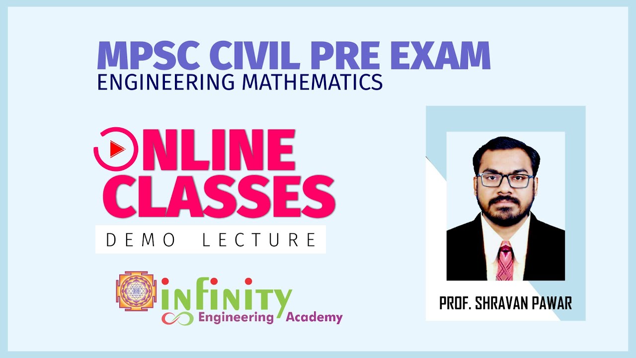 MPSC CIVIL PRE EXAM - ONLINE CLASSES - DEMO LECTURE