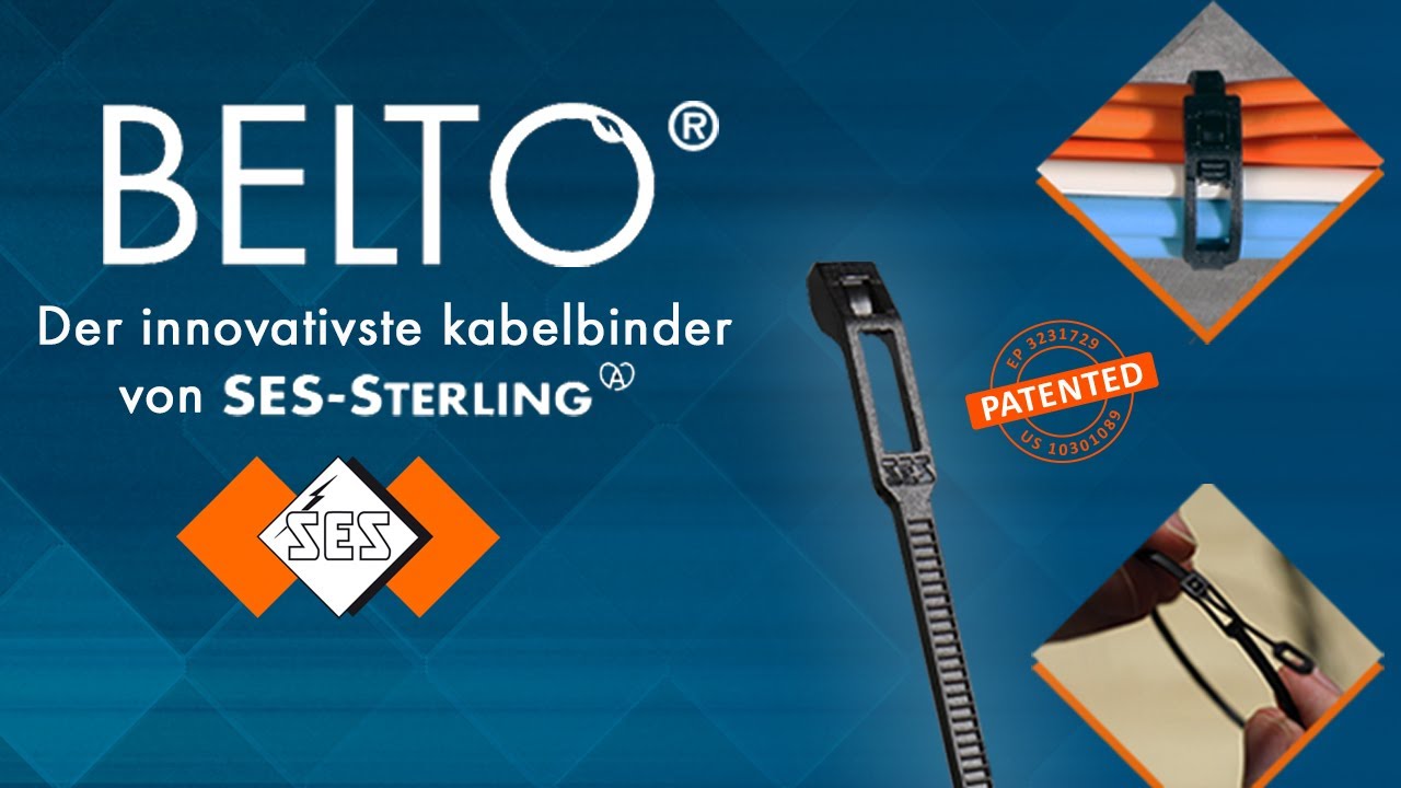 BELTO&reg;, der innovativste Kabelbinder von SES-STERLING