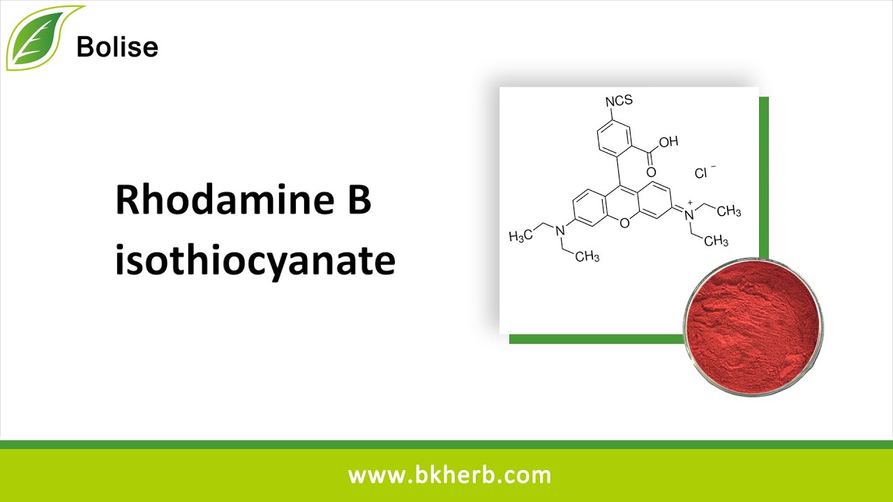 Rhodamine B isothiocyanate Powder Sales, CAS 36877-69-7 Manufacturer and Factory