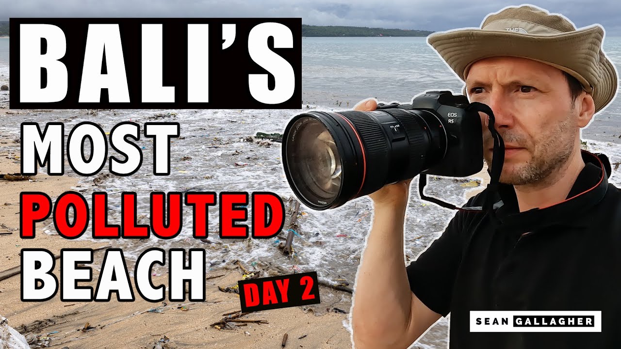 Photographing BALI’s Most POLLUTED BEACH - Plastic Paradise 📸 Day 2 Beach Cleanup