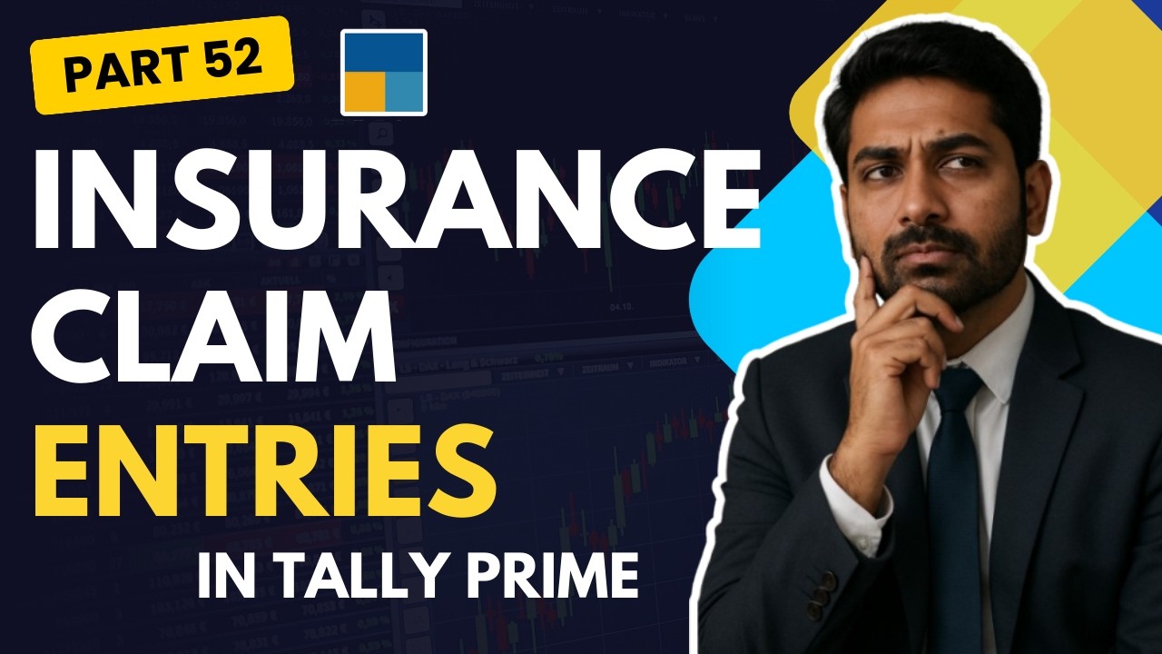 Insurance Claim Entry in Tally Prime | Step by Step Tutorial