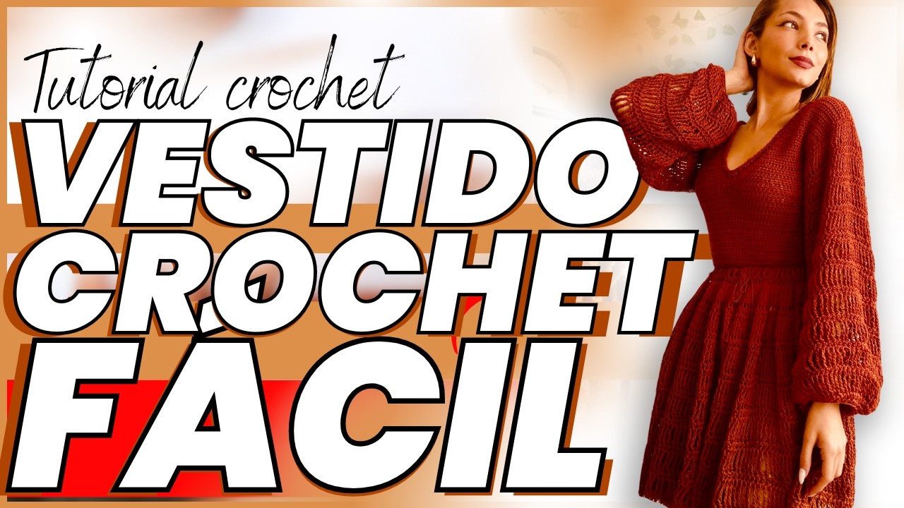 Tutorial VESTIDO SENCILLO A CROCHET - Paso a Paso Completo Vestido de Primavera