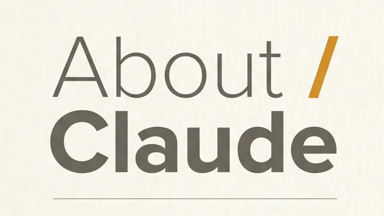 About Claude -  20 Minutes in Frontier AI