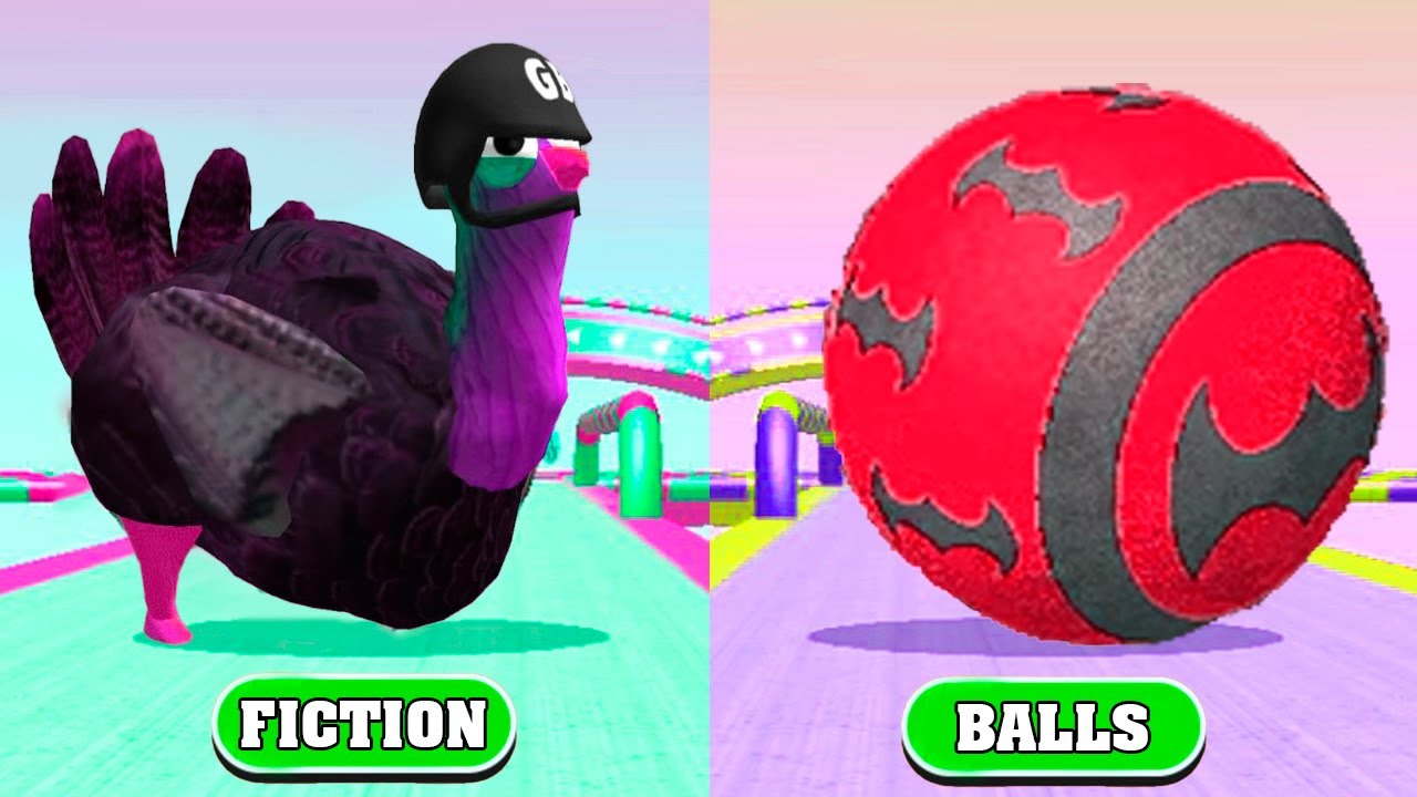 Going Balls vs Rollance - Which Fictional Ball Will Pass 4 Levels First? Race-464