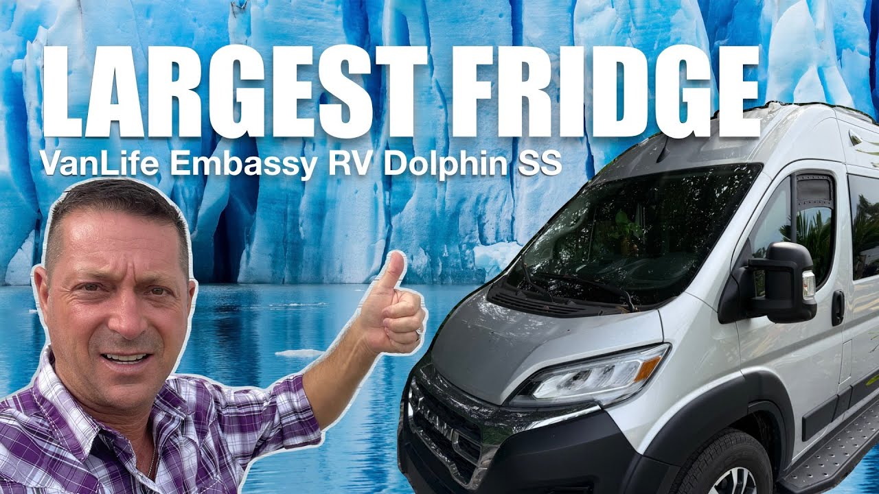 Embassy RV Dolphin SS Van Fridge and Freezer System