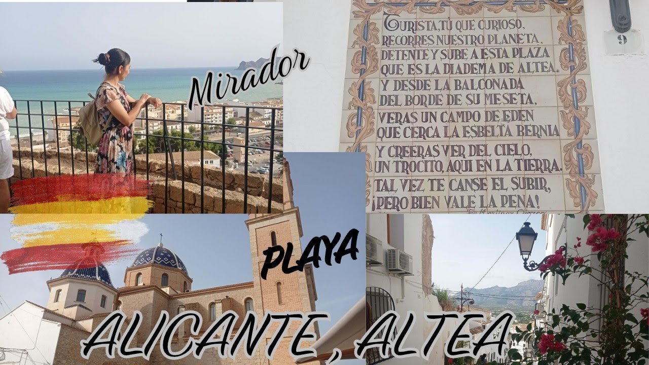 Viaje a la playa Altea , Alicante (hermoso mirador )🇪🇦 segunda parte.