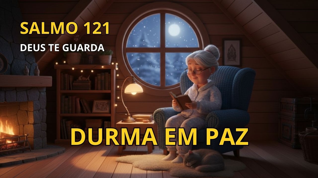DURMA EM PAZ COM O SALMO 121 | Deus Te Guarda Durante a Noite – Salmos Cantados Para Dormir