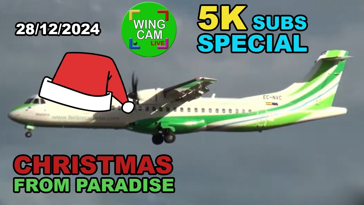 🟢 5K SPECIAL | Lanzarote Airport | Canary Islands | Spain | 28.12.2024 16:00 ✈️
