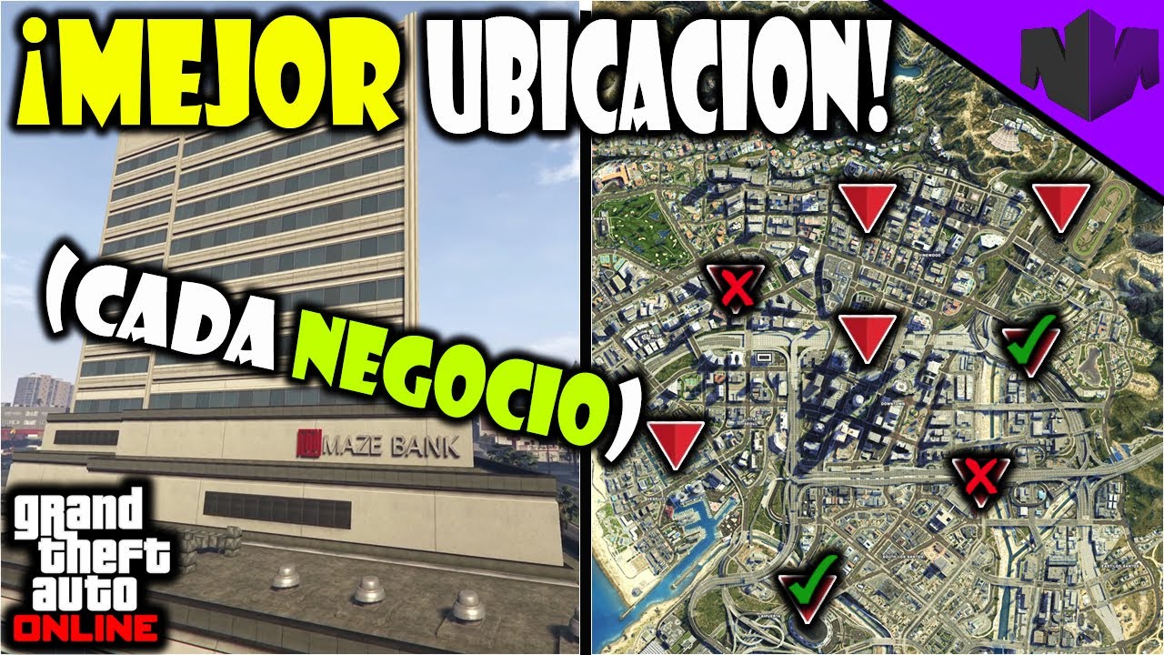 Las MEJORES UBICACIONES de TODOS los NEGOCIOS en GTA Online!