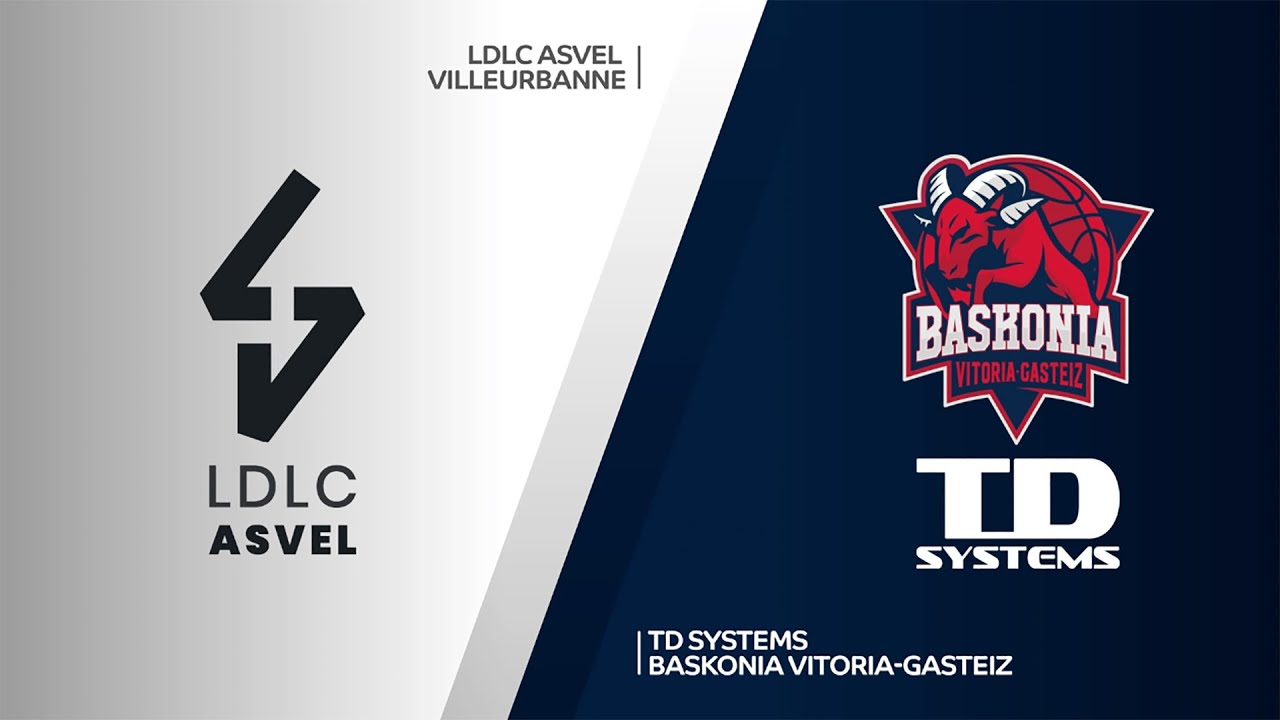 LDLC ASVEL Vileurbanne - TD Systems Baskonia Vitoria-Gasteiz Highlights | Евролига, RS Round 22