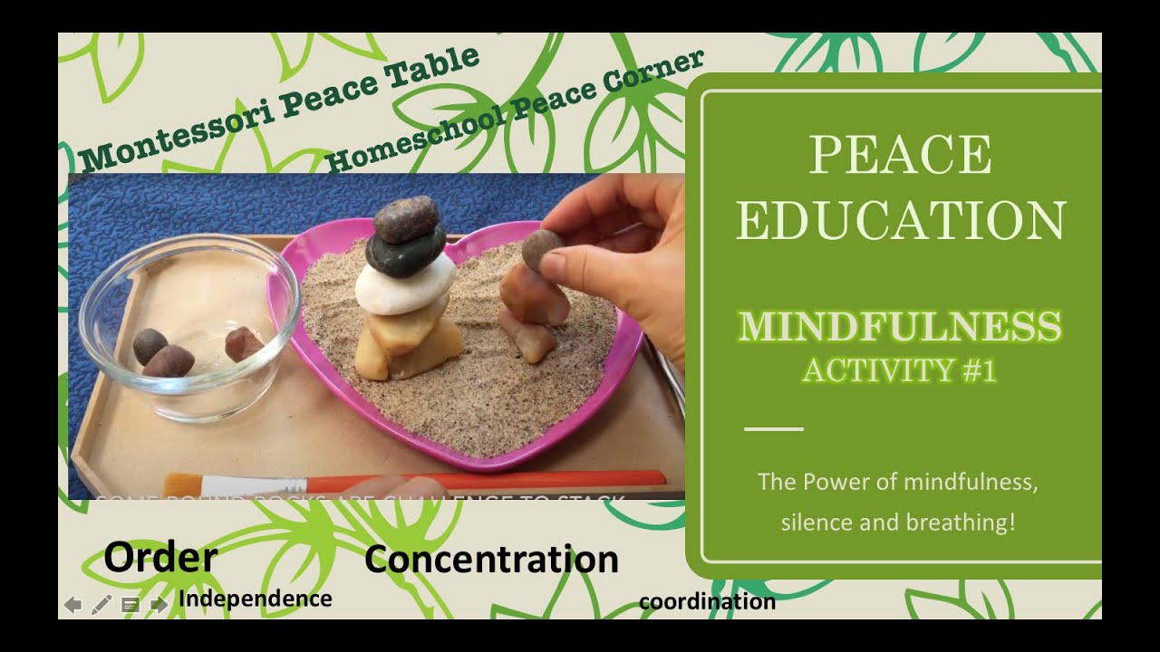 Peace Education - Inner Peace Activities #1 - Sand Tray