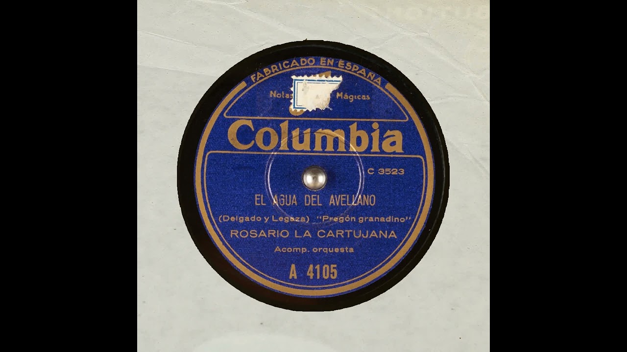 EL AGUA DEL AVELLANO   ROSARIO LA CARTUJANA