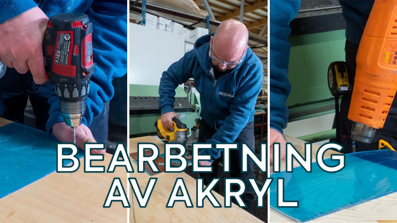 Hur man bearbetar AKRYL eller PLEXIGLAS -  Undvik misstag! | Muovia.com
