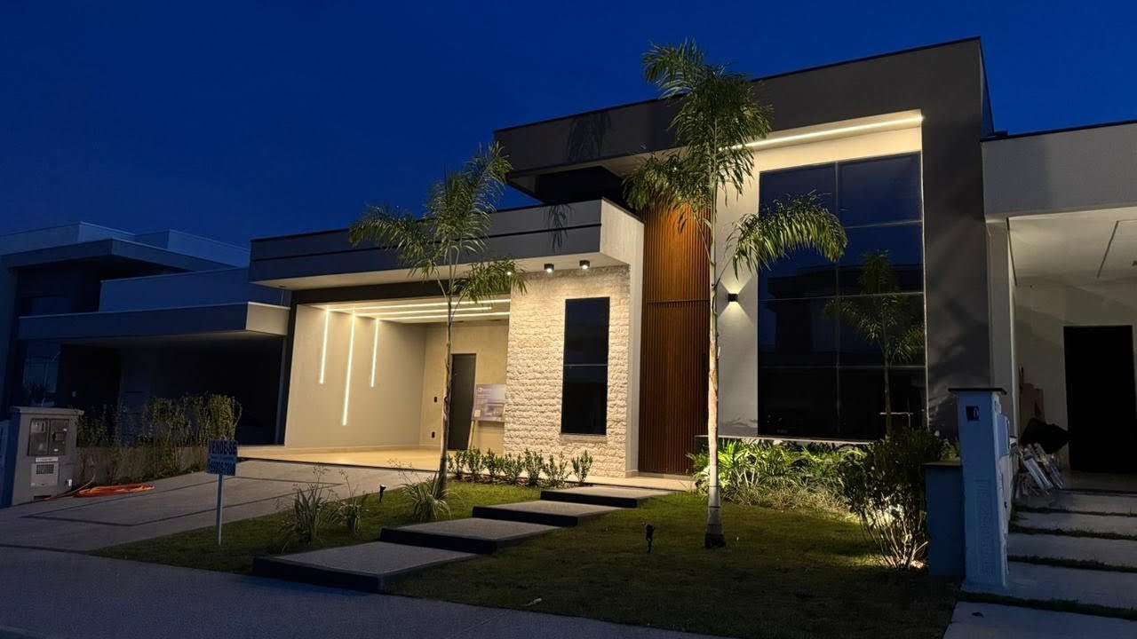 Casa Térrea de Alto Padrão no Condomínio Maria José | Piscina, Automação e 3 Suítes | Indaiatuba-SP 