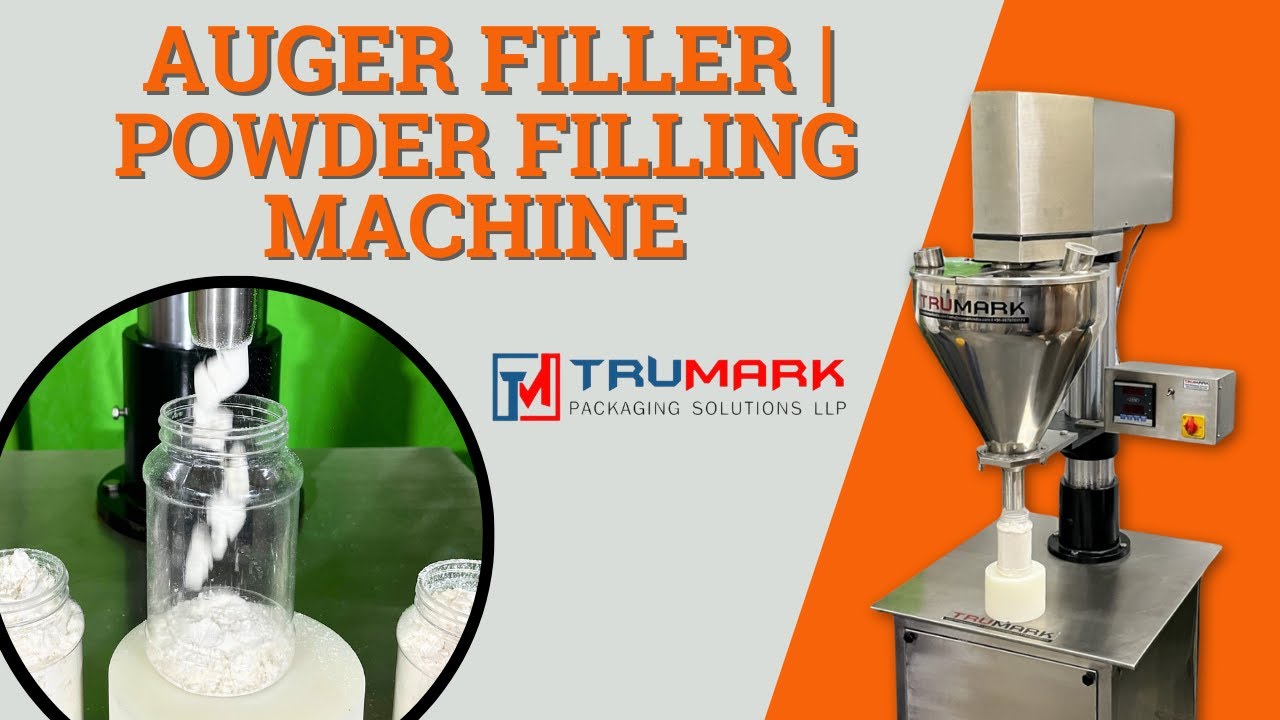 SEMI AUTOMATIC POWDER FILLING MACHINE - AUGER FILLER