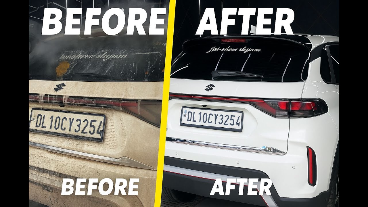 Fronx Full Mud Cleaning 🚘💨 | Steam Wash Transformation at Shinex Car Spa