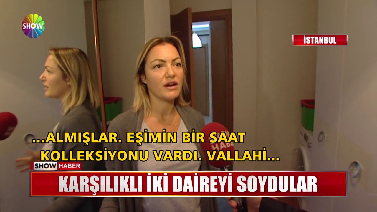 Karşılıklı iki daireyi soydular