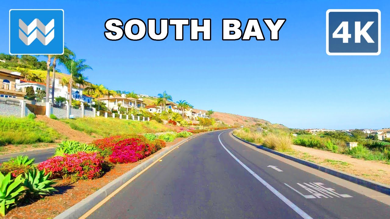 [4K] Scenic Drive: Playa Del Rey-Manhattan-Hermosa-Redondo Beach-Palos Verdes | South Bay California