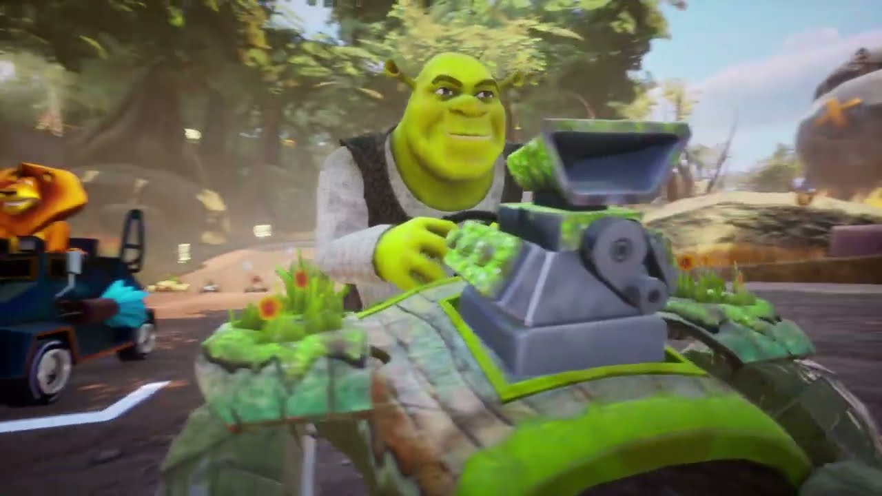 DreamWorks All Star Kart Racing Dragon Warrior Cup as Shrek