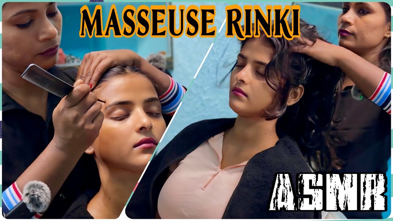 ASMR RELAXING HEAD NECK & BACK MASSAGE FOR SLEEP | MASSEUSE RINKI