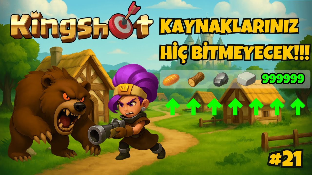 BU TAKTİKLER İLE ASLA KAYNAK SIKINTISI &Ccedil;EKMEYECEKSİNİZ!! - KİNSHOT KAYNAK REHBERİ/RESOURCE GUIDE