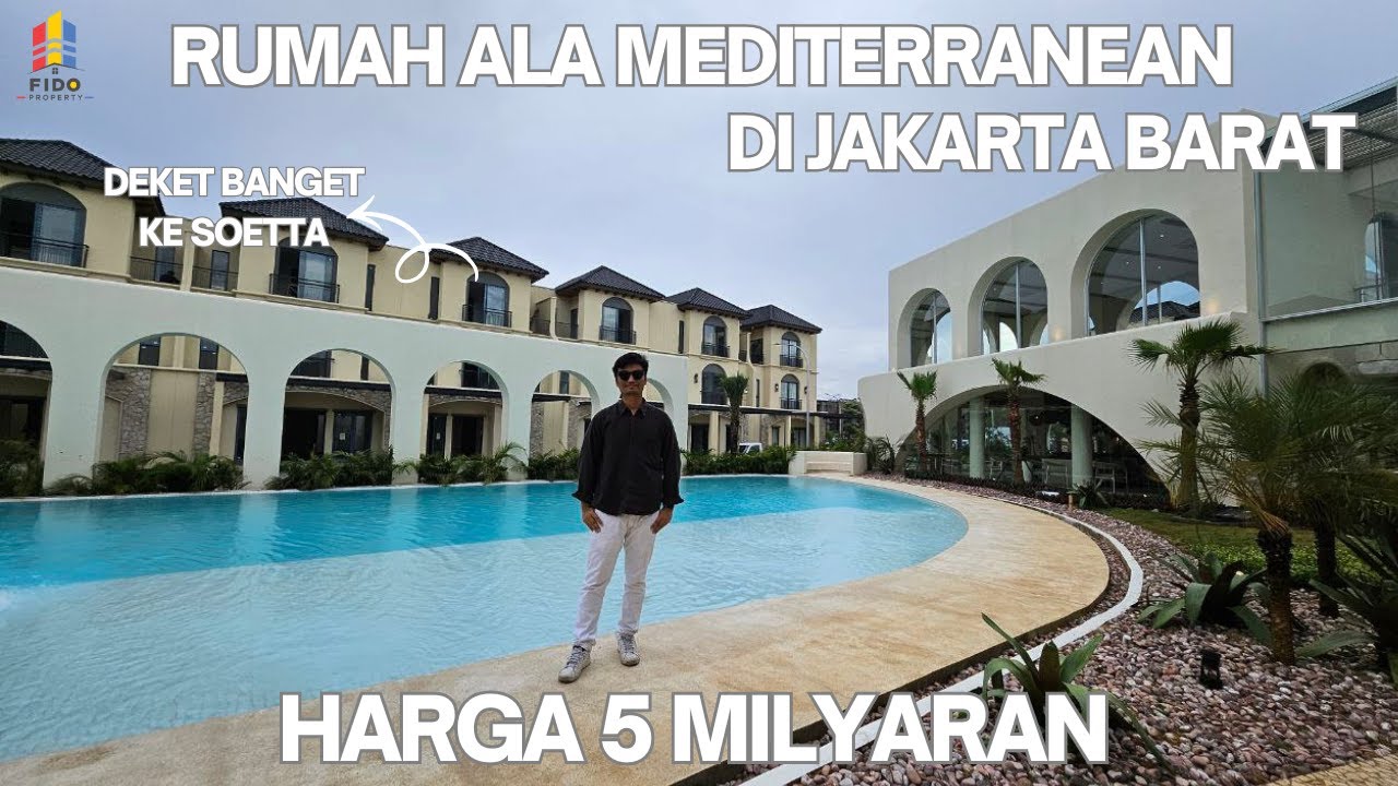 Rumah Ala Mediterranean di Jakarta Barat | Cluster Malta Citra 8