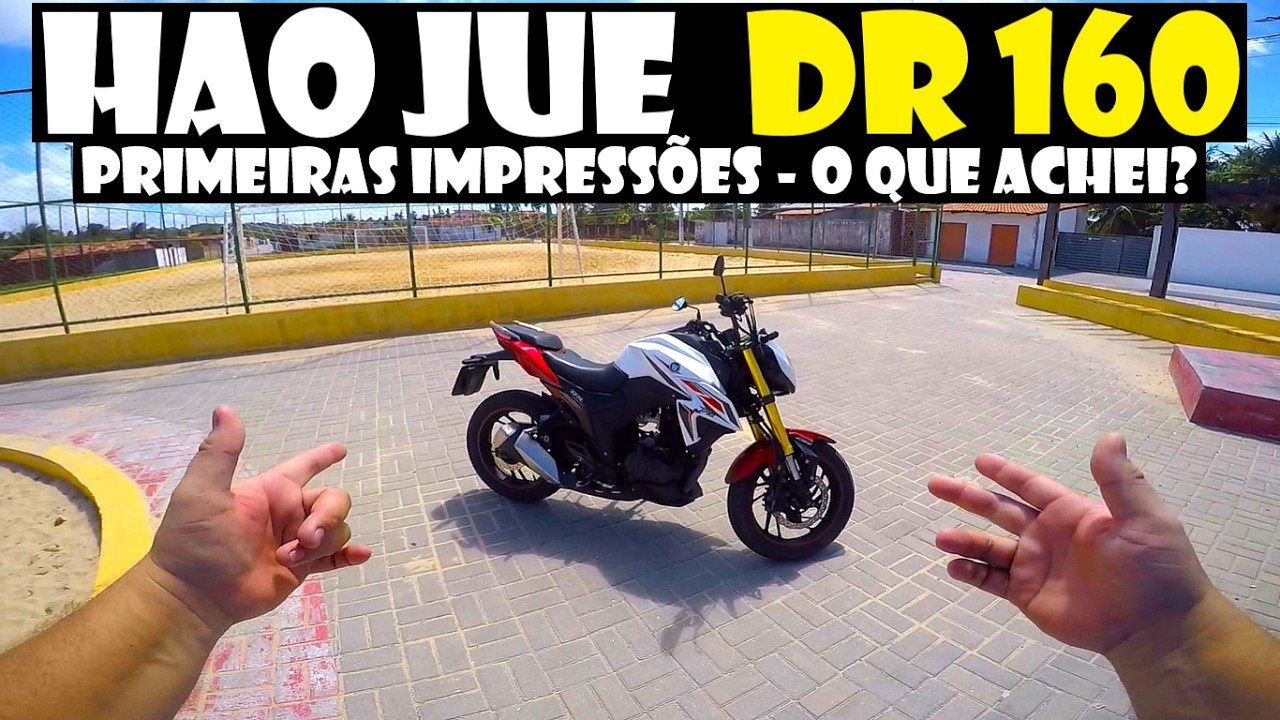 HAOJUE DR 160, o que ACHEI? Minhas PRIMEIRAS IMPRESSÕES #haojue #dr160 #baixacilindrada #motovlog
