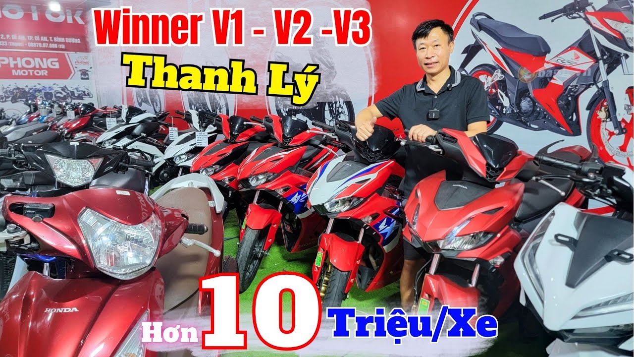 Xe Máy Cũ Giá Rẻ - Honda Winner X V2 , Winner X V3 Cũ , Winner V1 Giá Rẻ