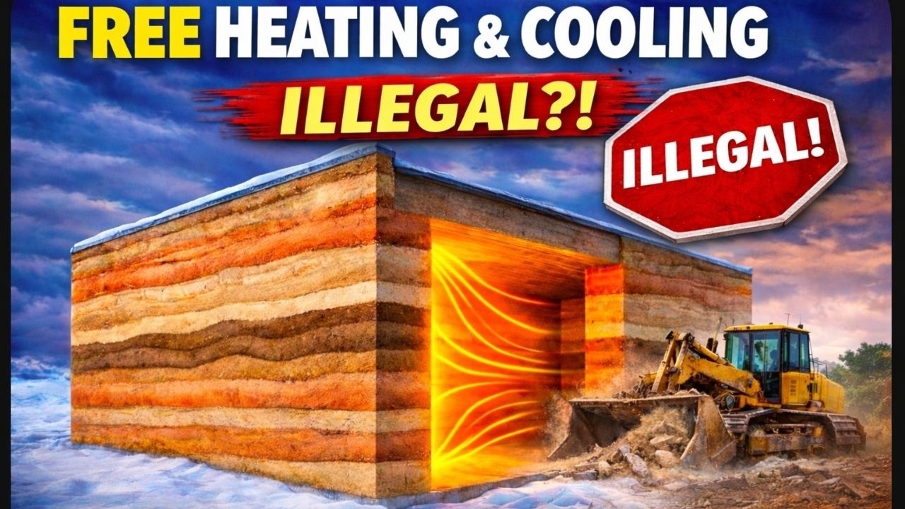FREE Heating and Cooling From a Wall That Costs Almost Nothing. Why Is It Illegal?