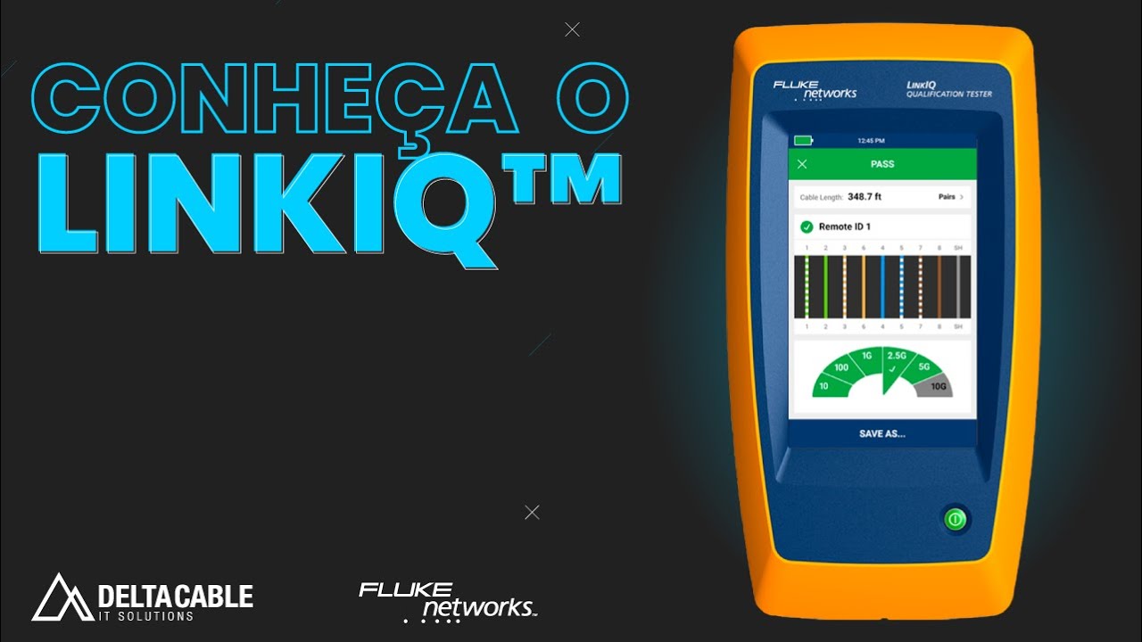 LinkIQ™ (LIQ-100) da Fluke Networks - Conheça as principais funcionalidades!