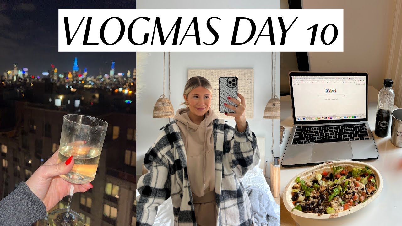 VLOGMAS IN NEW YORK DAY 10: come to office w me, deux moi event, going out in west village