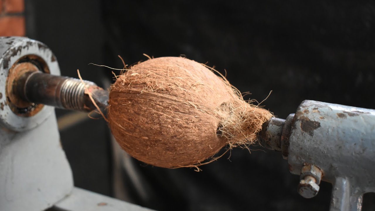Woodturning - Coconut Premium Wine glass !!
