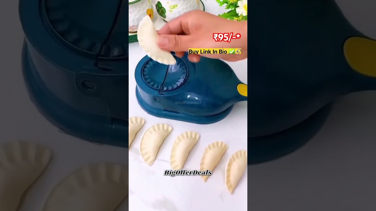 2-in-1 Dumpling Maker, Momo Maker, Gujiya Maker Machine | ₹95/- me Bus #bigofferdeals24