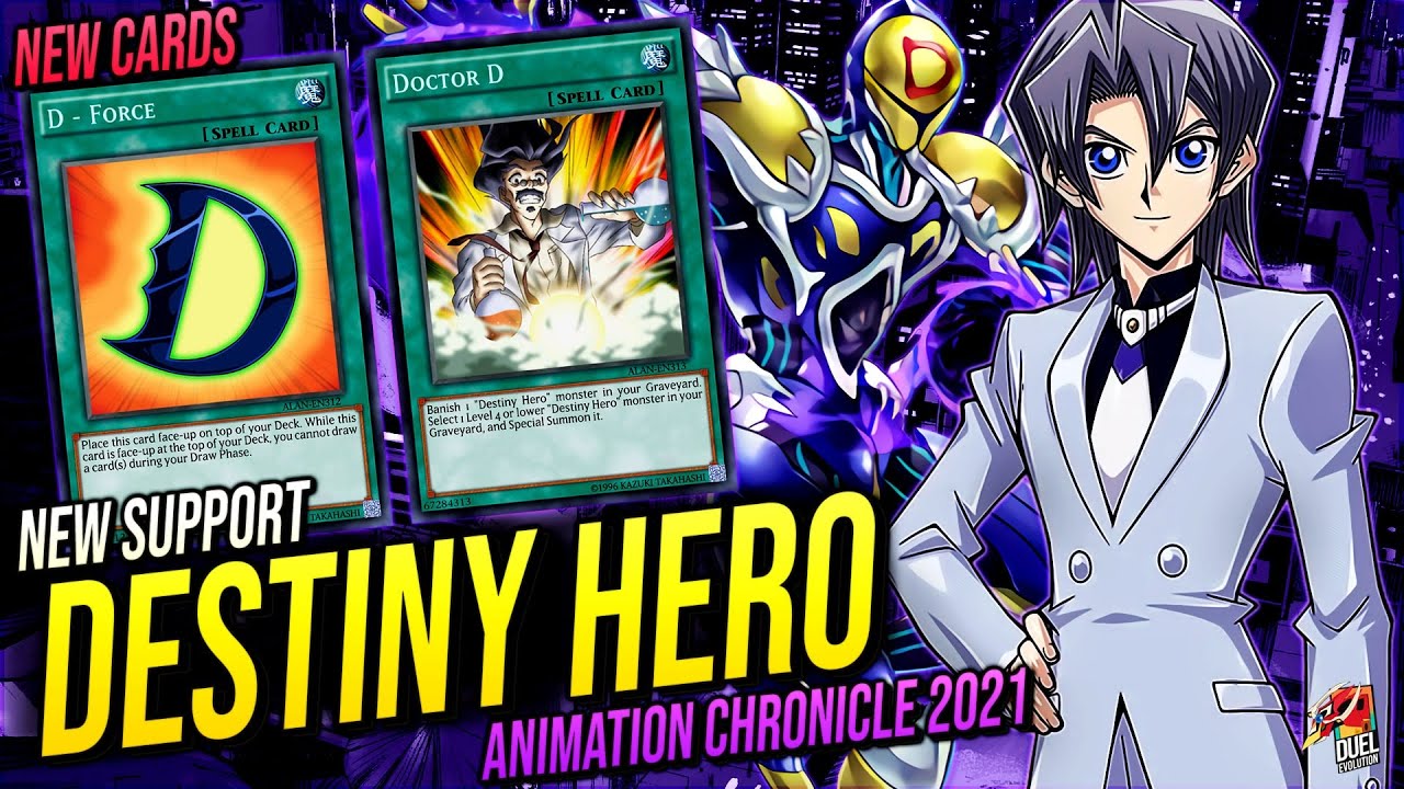 Deck Destiny Hero - New Support from Animation Chronicle 2021