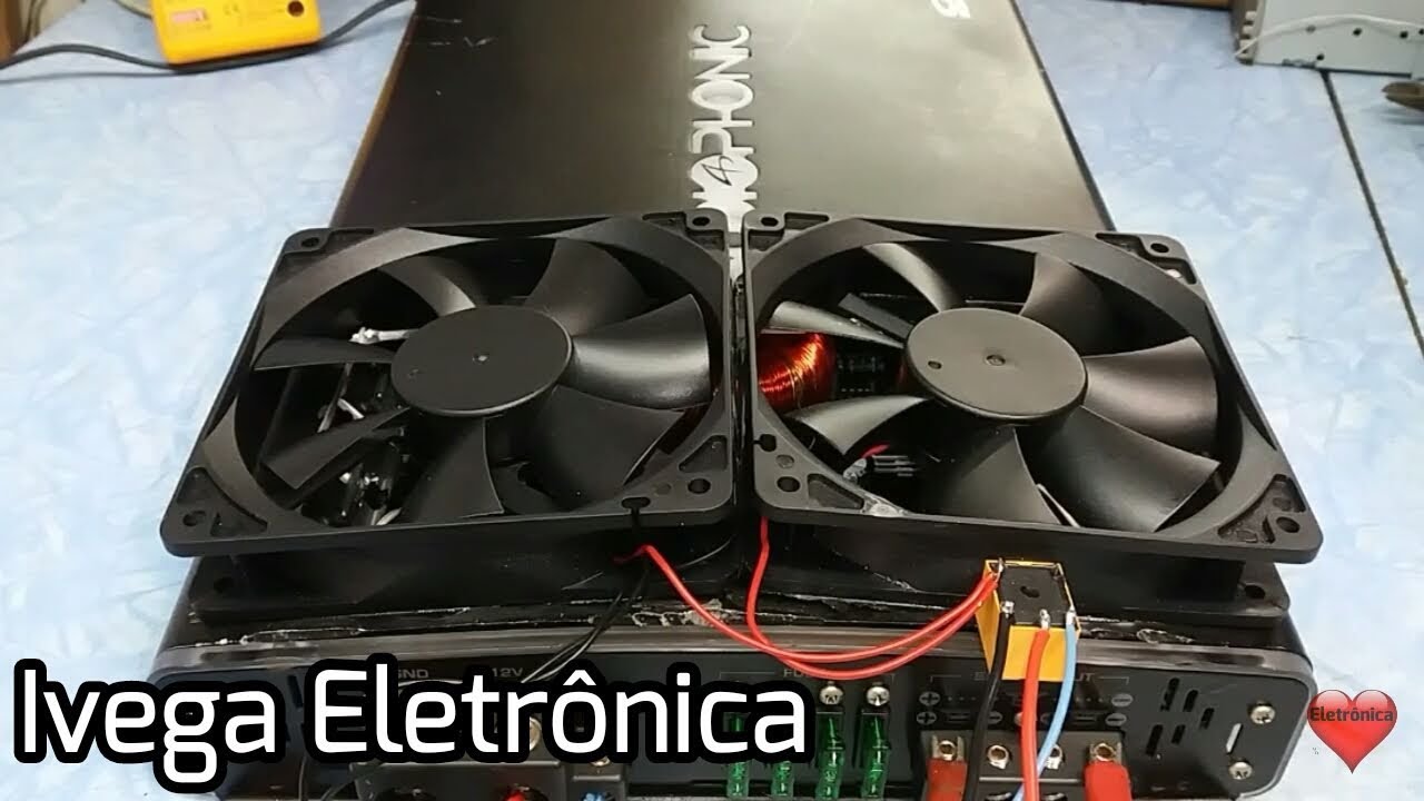 Como ligar ventilador em módulo de som